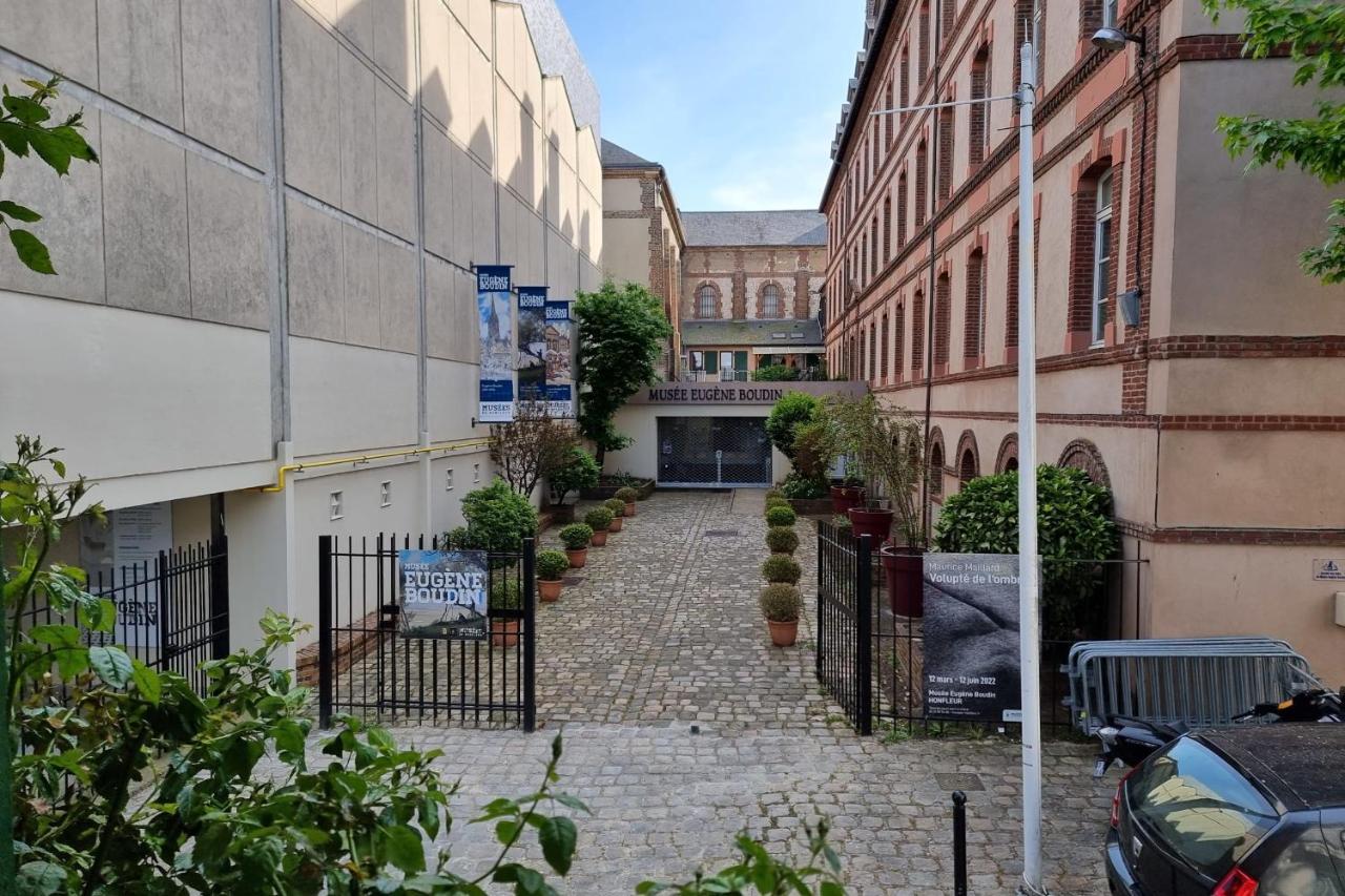 オンフルール Le Jardin D'Eugene - 4P House - Terrace - Historic Centerヴィラ エクステリア 写真