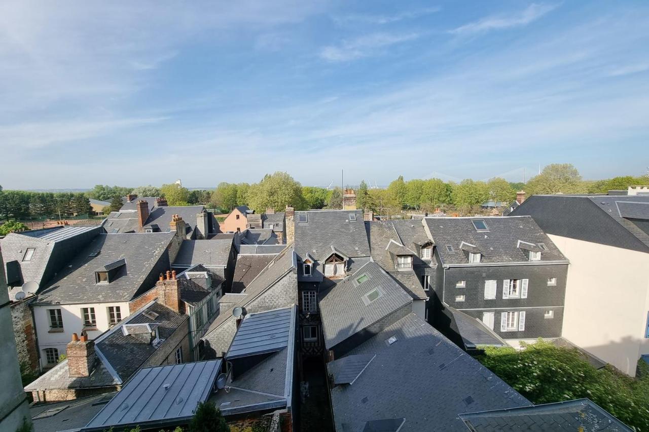 オンフルール Le Jardin D'Eugene - 4P House - Terrace - Historic Centerヴィラ エクステリア 写真