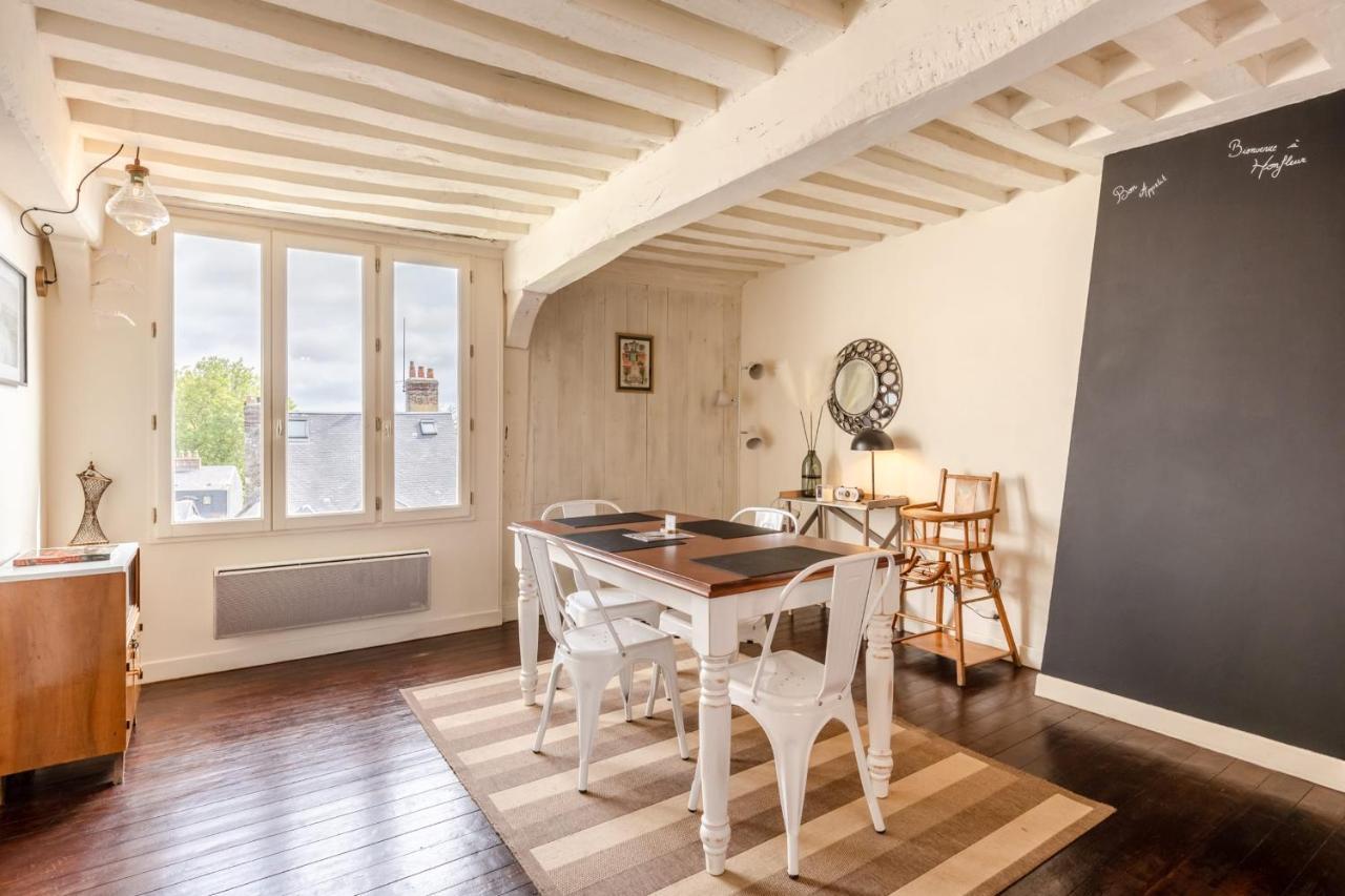 オンフルール Le Jardin D'Eugene - 4P House - Terrace - Historic Centerヴィラ エクステリア 写真