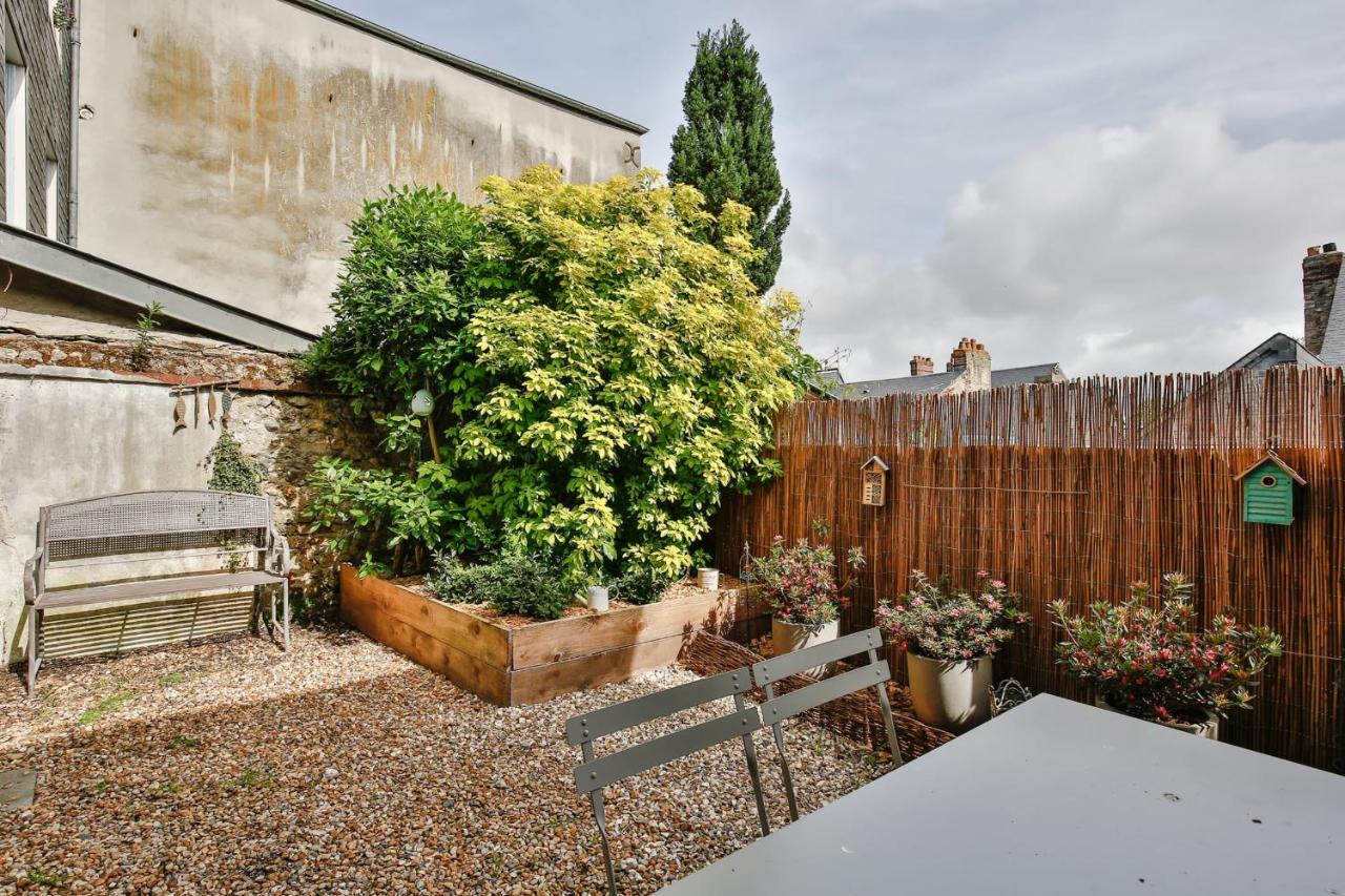 オンフルール Le Jardin D'Eugene - 4P House - Terrace - Historic Centerヴィラ エクステリア 写真